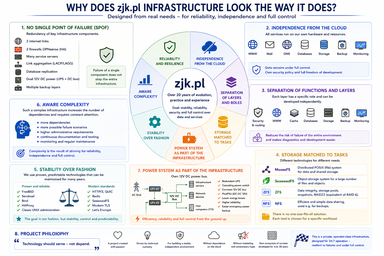 Advantages of zjk.pl infrastructure
